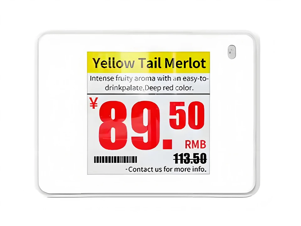 1,54 Inch Quattro Colori Elettrònico Prexo Etichetta