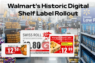 O desgheuggise de l'etichetta stòrica de scaffæ digitale de Walmart