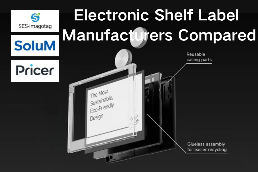 I produttoî de etichette elettròniche de scaffæ confrontæ: SES{0}}imagotag vs...